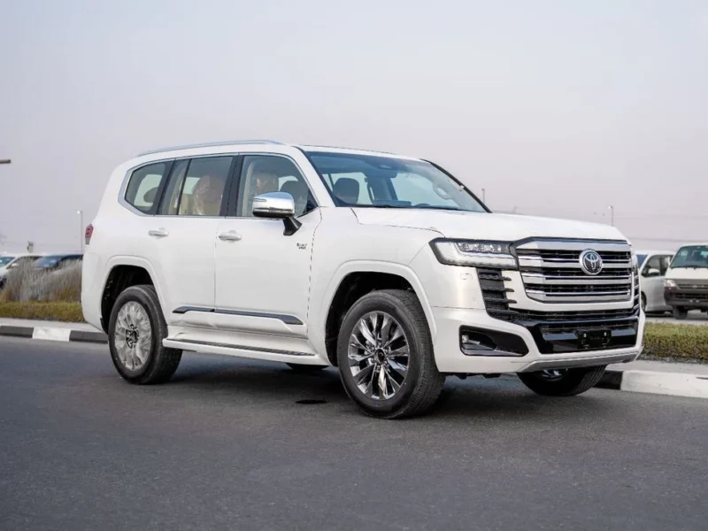 2026 Toyota Land Cruiser VXR 3.5 Litres V6 Twin Turbo Hybrid Engine White Beige SUV GCC Specs