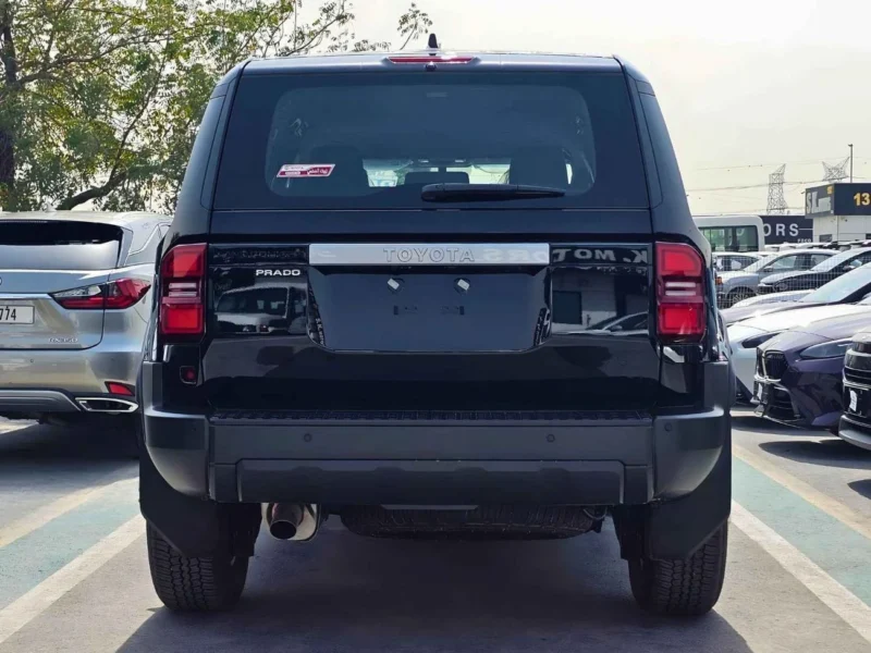 2026 Toyota Prado All Rounder 2.4-liter Turbocharged 4 Cylinder Engine Black Grey SUV GCC