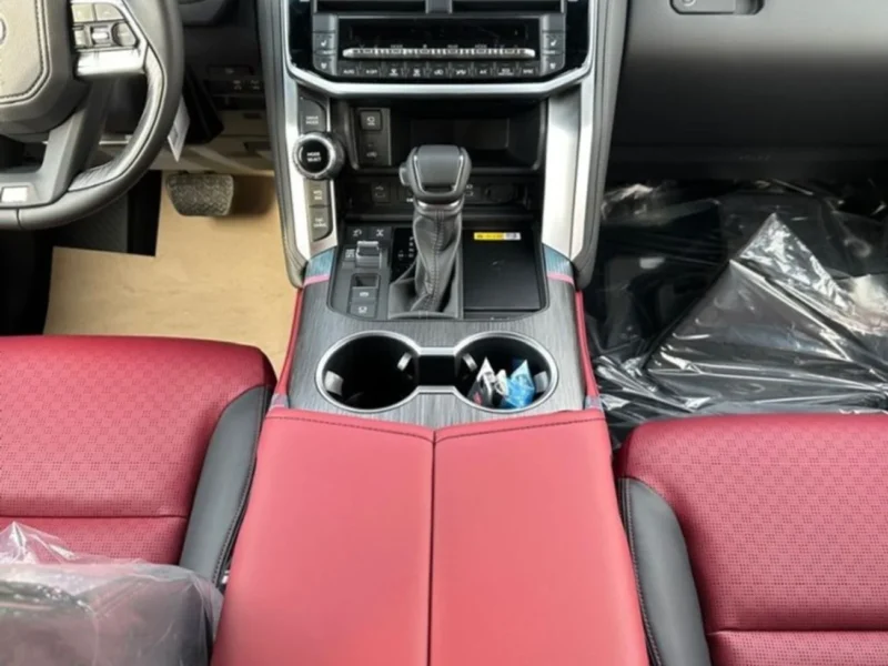 2026 Toyota Land Cruiser GR-Sport 3.3L V6 Twin-Turbocharged Diesel Engine Black Red SUV