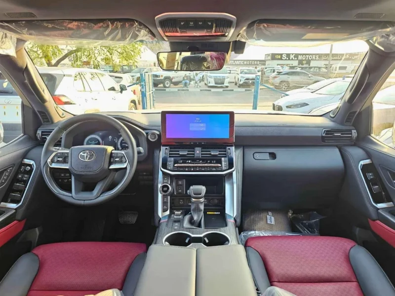 2026 Toyota Land Cruiser VXR-Z 3.5 Litres V6 Twin Turbo Petrol Engine White Red SUV