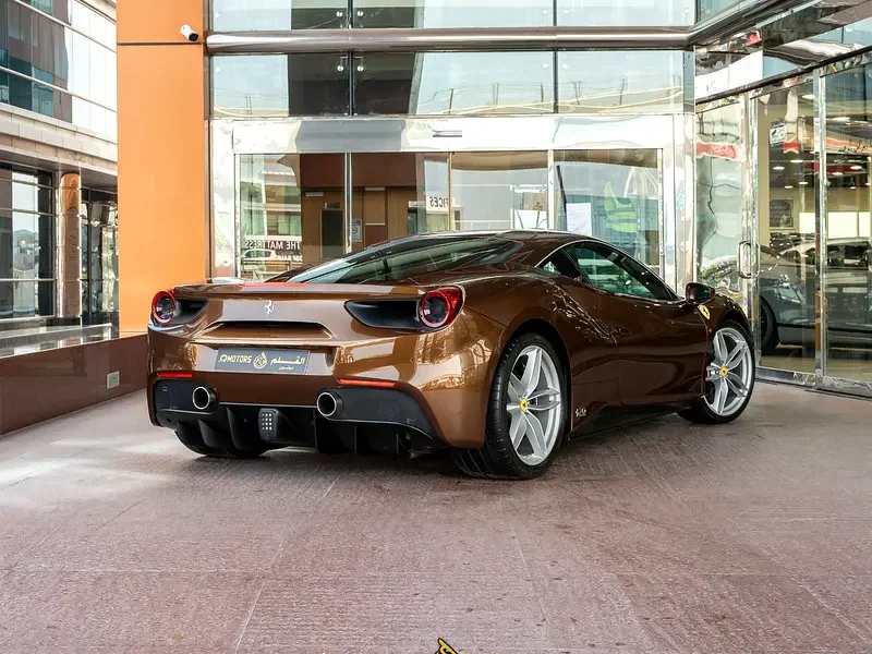 2018 Ferrari 488 GTB 3.9-liter Twin-Turbocharged V8 TAILOR MADE 1 OF 1 Bronze Beige Coupe