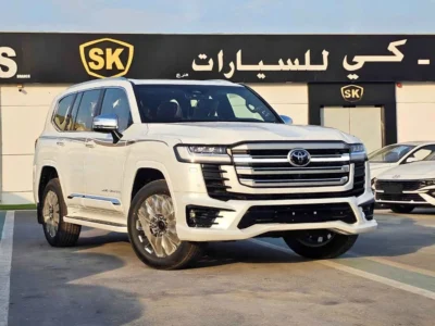 2026 Toyota Land Cruiser VXR-Z 3.5 Litres V6 Twin Turbo Petrol Engine White Red SUV