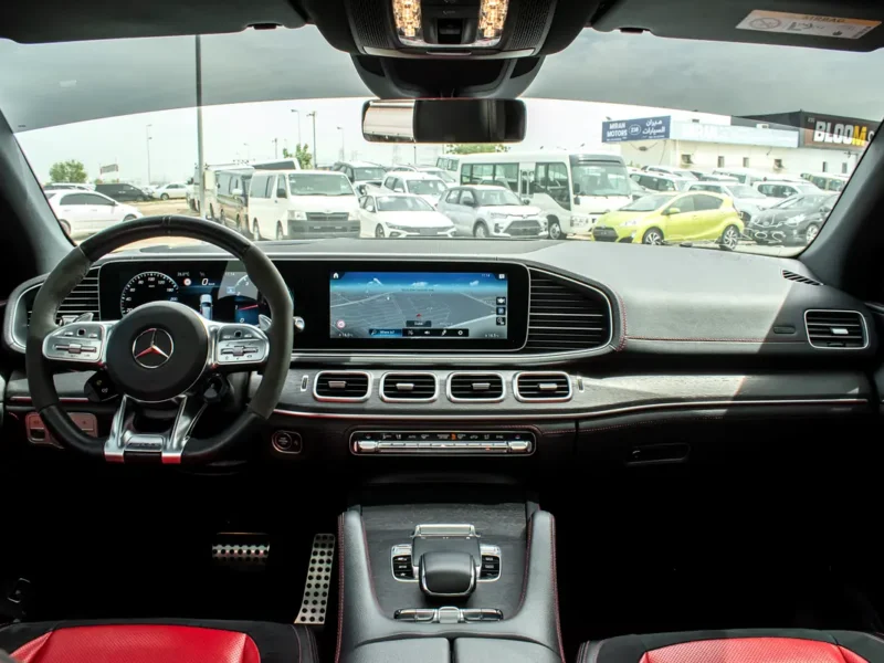 2021 Mercedes-AMG GLE 53 4MATIC+ 3.0L Inline-6 Turbo EQ Boost Engine Blue Red SUV