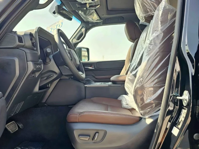 2025 Toyota Prado Adventure 2.4-liter Turbocharged 4 Cylinder Engine Black Brown SUV GCC