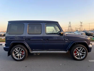 2025 Mercedes-Benz G-Class G 63 AMG 4.0L V8 Biturbo Engine Blue Beige SUV