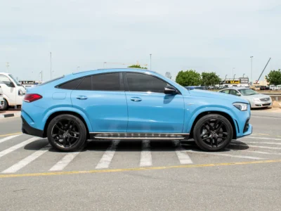 2021 Mercedes-AMG GLE 53 4MATIC+ 3.0L Inline-6 Turbo EQ Boost Engine Blue Red SUV