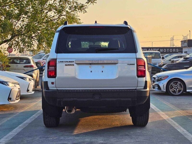2026 Toyota Prado All Rounder 2.8-Liter 4-cylinder Turbo Diesel Engine White Grey SUV