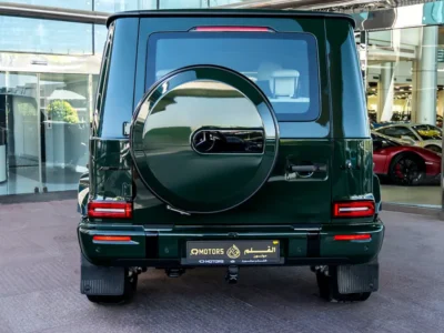 2026 Mercedes-Benz G-Class G 63 AMG 4.0-liter Twin-Turbocharged V8 Engine Green White SUV