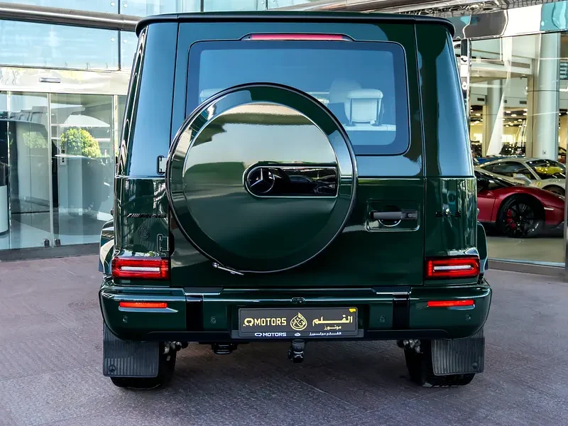 2026 Mercedes-Benz G-Class G 63 AMG 4.0-liter Twin-Turbocharged V8 Engine Green White SUV