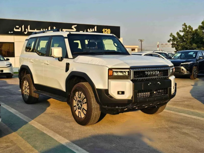 2026 Toyota Prado All Rounder 2.8-Liter 4-cylinder Turbo Diesel Engine White Grey SUV