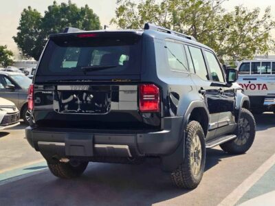 2025 Toyota Prado Adventure 2.4-liter Turbocharged 4 Cylinder Engine Black Brown SUV GCC