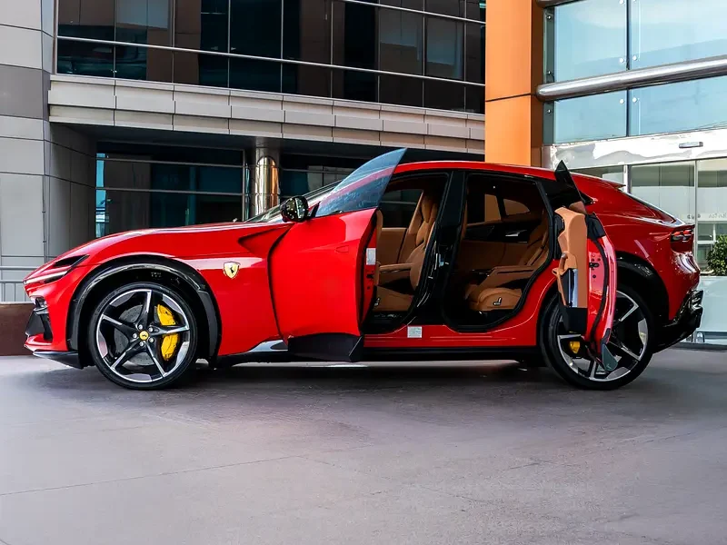 2025 Ferrari Purosangue Standard 6.5L F140 IA V12 Naturally Aspirated Red Beige SUV