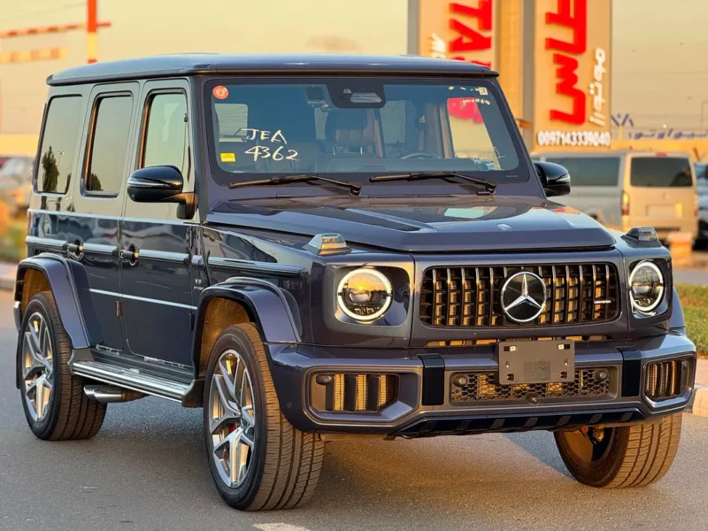 2025 Mercedes-Benz G-Class G 63 AMG 4.0L V8 Biturbo Engine Blue Beige SUV