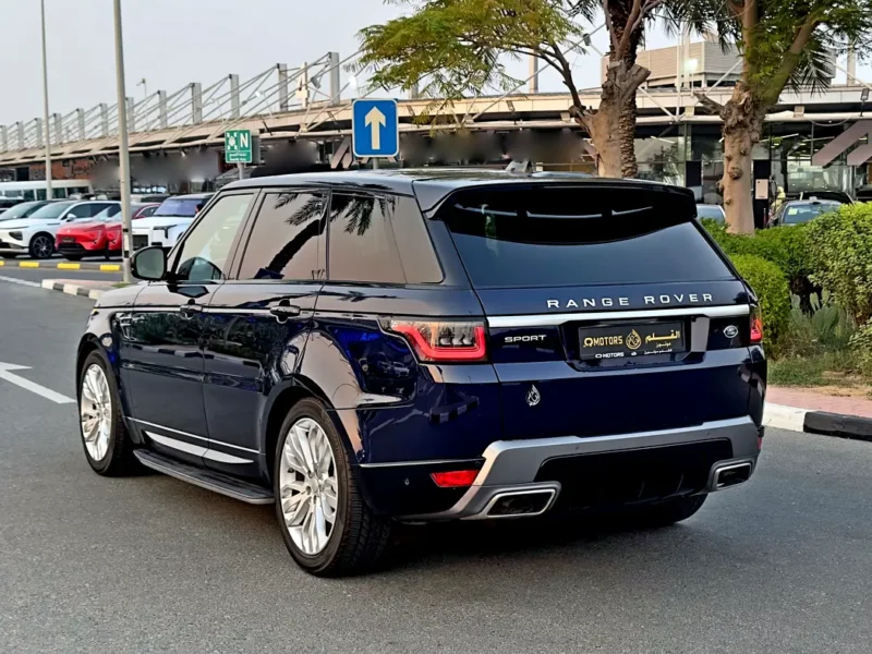 2020 Land Rover Range Rover Sport HSE 3.0L V6 Supercharged Petrol Engine Blue Beige SUV