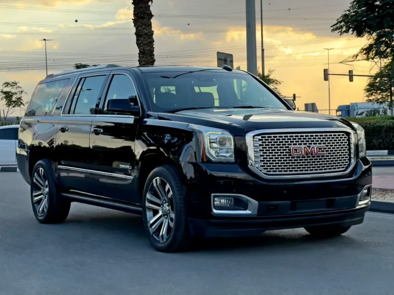 2017 GMC Yukon XL Denali 6.2-liter EcoTec3 V8 Petrol Engine Black SUV GCC Specs