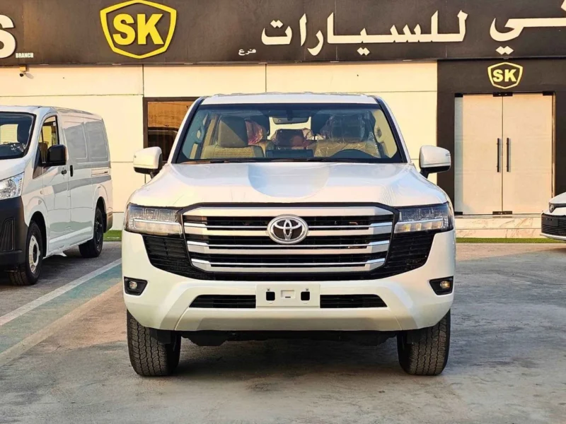 2025 Toyota Land Cruiser GXR 3.5L V6 Twin Turbo Petrol Engine White Beige SUV GCC