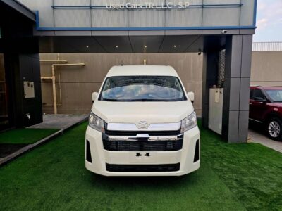 2019 Toyota Hiace GL 3.5 Litres V6 Petrol Engine White Grey Passenger Van GCC Specs
