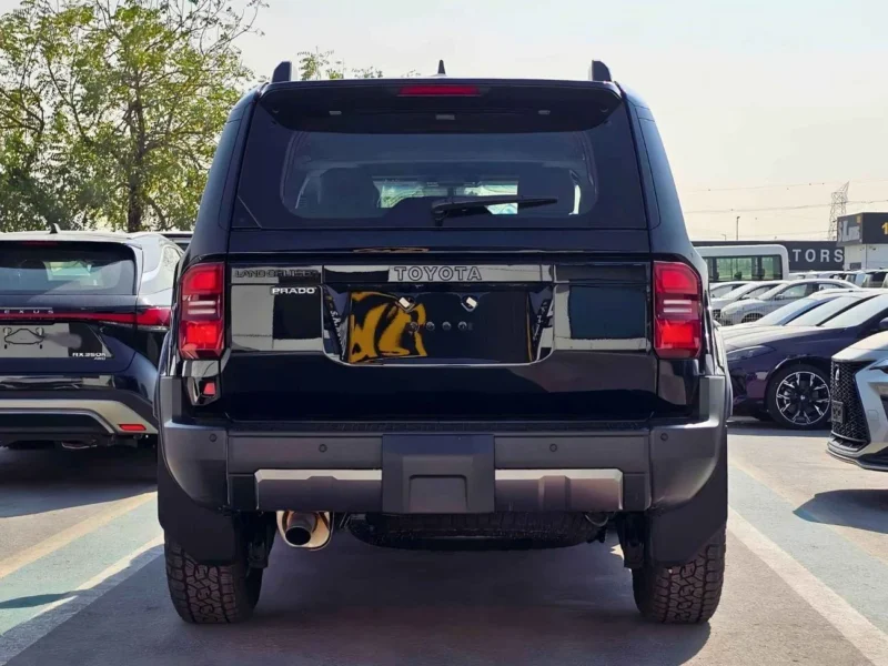 2025 Toyota Prado Adventure 2.4-liter Turbocharged 4 Cylinder Engine Black Brown SUV GCC