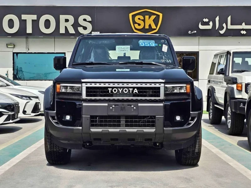 2026 Toyota Prado All Rounder 2.4-liter Turbocharged 4 Cylinder Engine Black Grey SUV GCC