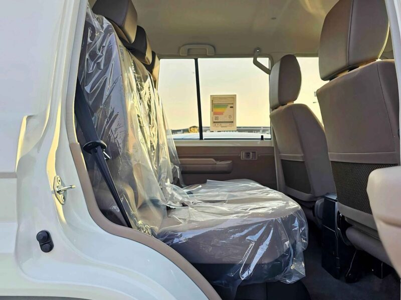 2025 Toyota Land Cruiser 70 2.8 Litres Turbodiesel 4-cylinder Engine White Brown SUV GCC