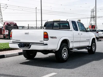 2002 Toyota Tundra Base 3.4-liter V6 Petrol Engine White Beige Regular Cab Pickup