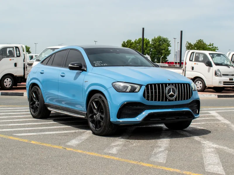 2021 Mercedes-AMG GLE 53 4MATIC+ 3.0L Inline-6 Turbo EQ Boost Engine Blue Red SUV