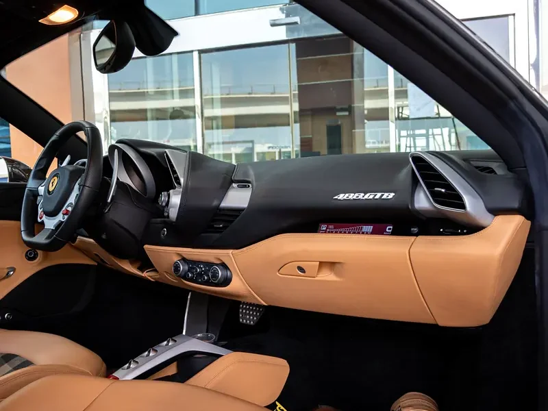 2018 Ferrari 488 GTB 3.9-liter Twin-Turbocharged V8 TAILOR MADE 1 OF 1 Bronze Beige Coupe