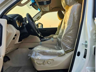 2025 Toyota Land Cruiser GXR 3.5L V6 Twin Turbo Petrol Engine White Beige SUV GCC