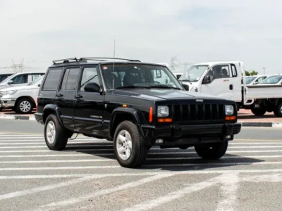 2001 Jeep Cherokee Limited 4.0 Litres Inline 6-cylinder Petrol Engine Black Grey SUV