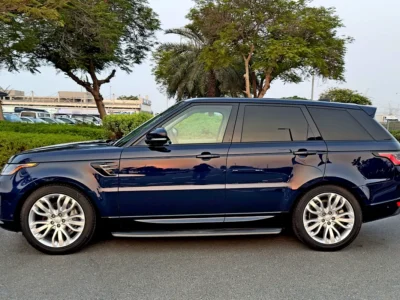 2020 Land Rover Range Rover Sport HSE 3.0L V6 Supercharged Petrol Engine Blue Beige SUV