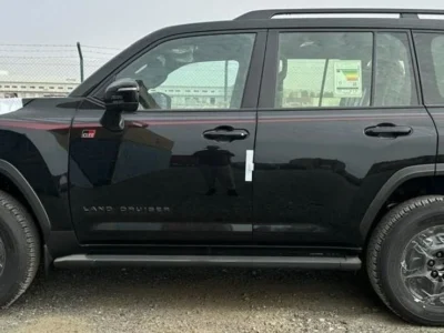 2026 Toyota Land Cruiser GR-Sport 3.3L V6 Twin-Turbocharged Diesel Engine Black Red SUV