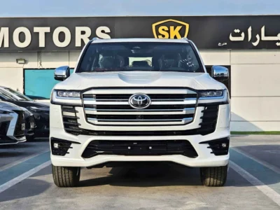 2026 Toyota Land Cruiser VXR-Z 3.5 Litres V6 Twin Turbo Petrol Engine White Red SUV