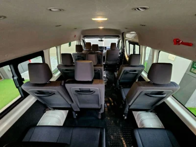 2019 Toyota Hiace GL 3.5 Litres V6 Petrol Engine White Grey Passenger Van GCC Specs