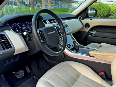 2020 Land Rover Range Rover Sport HSE 3.0L V6 Supercharged Petrol Engine Blue Beige SUV