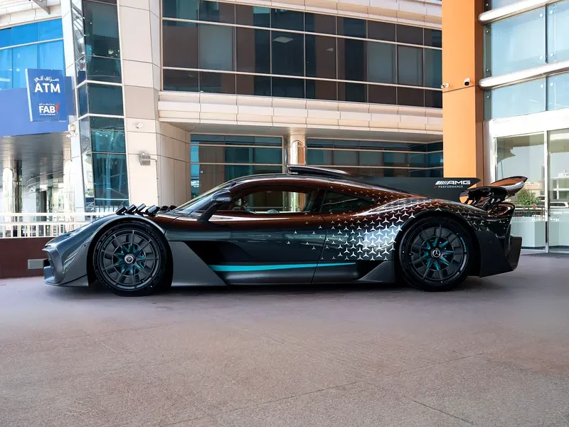 2024 MERCEDES-BENZ AMG ONE 1.6L V6 Twin-Turbocharged + 4 Electric Motors Black Sports Car