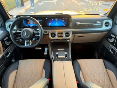 2025 Mercedes-Benz G-Class G 63 AMG 4.0L V8 Biturbo Engine Blue Beige SUV