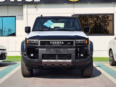 2025 Toyota Prado Adventure 2.4-liter Turbocharged 4 Cylinder Engine Black Brown SUV GCC