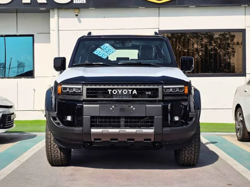 2025 Toyota Prado Adventure 2.4-liter Turbocharged 4 Cylinder Engine Black Brown SUV GCC