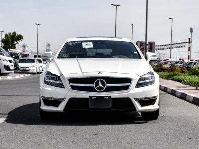 2013 Mercedes-Benz CLS 63 AMG 5.5 Litres Biturbo V8 Engine White Black Wagon