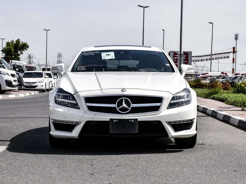 2013 Mercedes-Benz CLS 63 AMG 5.5 Litres Biturbo V8 Engine White Black Wagon