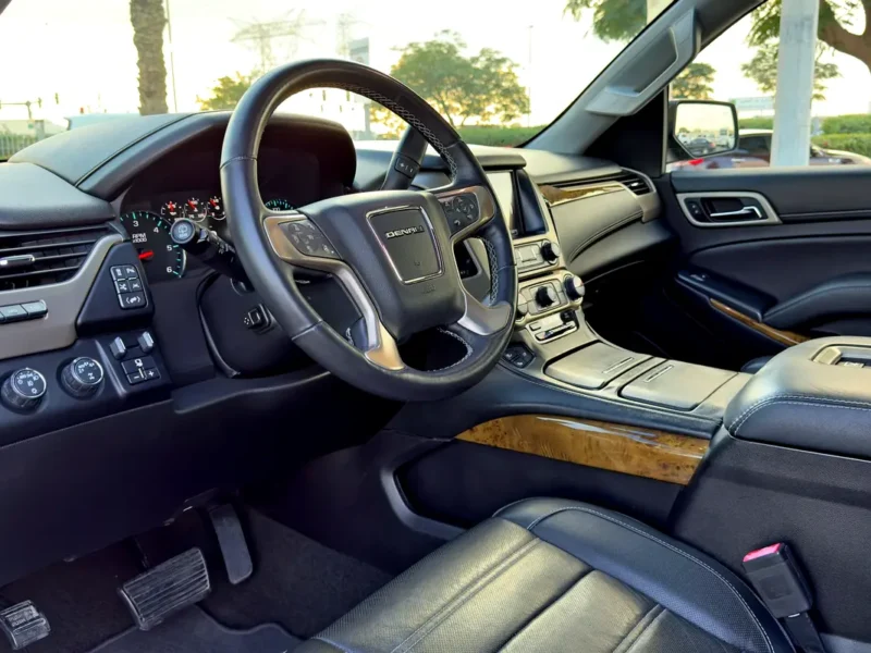 2017 GMC Yukon XL Denali 6.2-liter EcoTec3 V8 Petrol Engine Black SUV GCC Specs