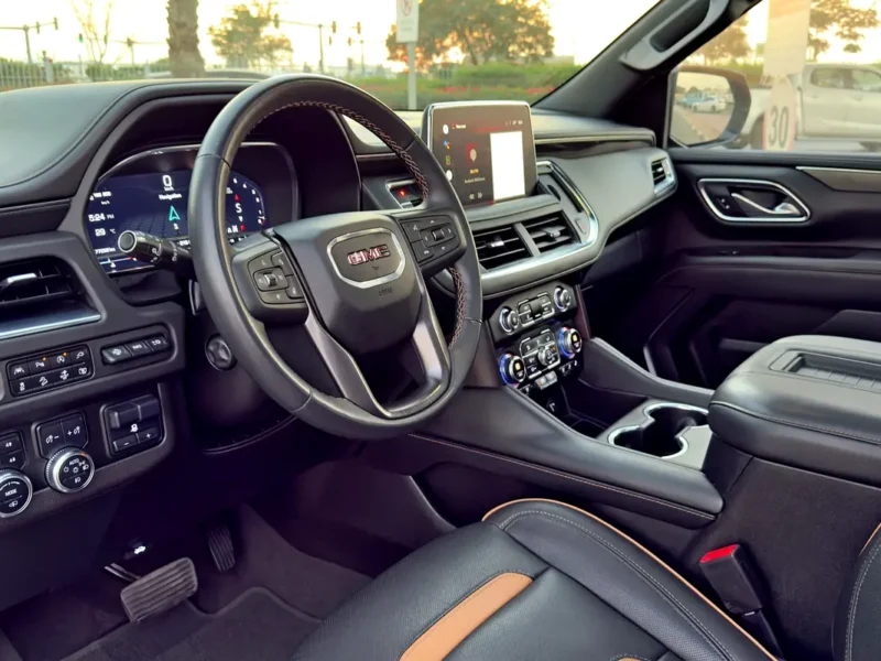 2022 GMC Yukon AT4 6.2 Litres V8 Petrol Engine Black SUV Automatic GCC Specs