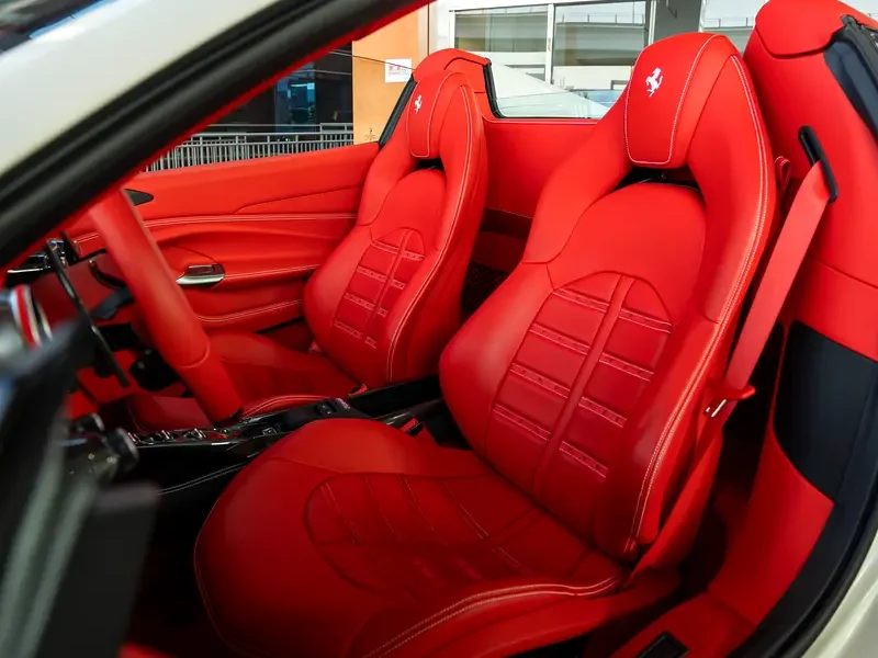 2021 Ferrari F8 Spider 3.9-liter twin-turbocharged V8 Petrol Engine White Red Sports Car