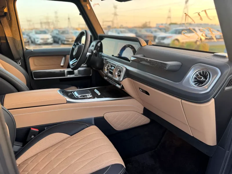 2025 Mercedes-Benz G-Class G 63 AMG 4.0L V8 Biturbo Engine Blue Beige SUV