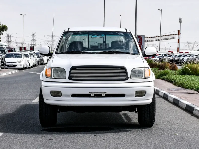 2002 Toyota Tundra Base 3.4-liter V6 Petrol Engine White Beige Regular Cab Pickup