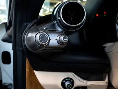 2021 Ferrari F8 Spider 3.9-liter twin-turbocharged V8 Petrol Engine White Beige Sports Car