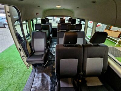 2019 Toyota Hiace GL 3.5 Litres V6 Petrol Engine White Grey Passenger Van GCC Specs