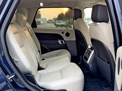 2020 Land Rover Range Rover Sport HSE 3.0L V6 Supercharged Petrol Engine Blue Beige SUV