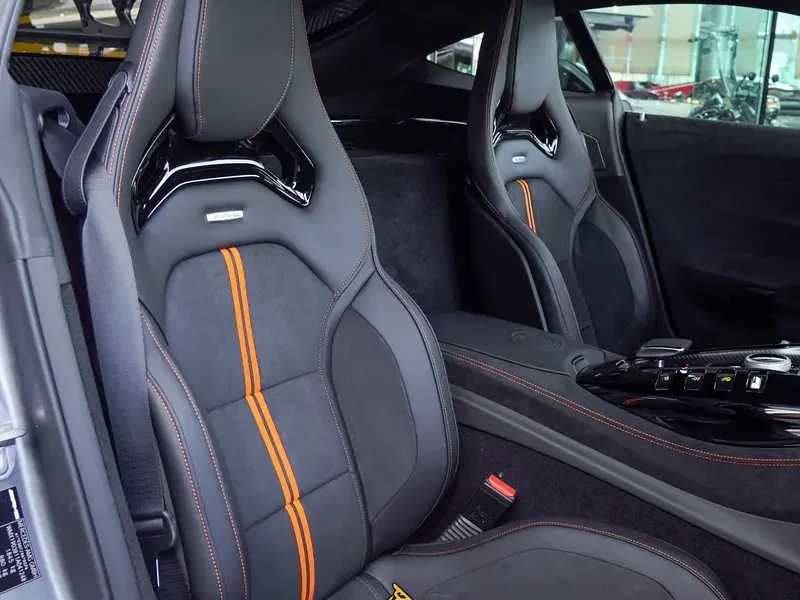 2021 Mercedes-Benz AMG GT Black Series 4.0-liter V8 Biturbo Engine Matte Grey Black Sports Car