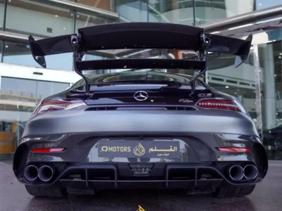 2021 Mercedes-Benz AMG GT Black Series 4.0-liter V8 Biturbo Engine Matte Grey Black Sports Car